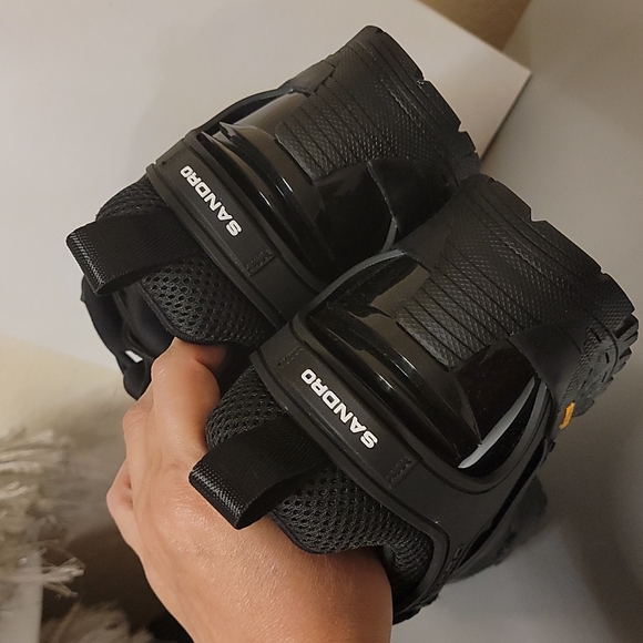 Sandro Leather Athletic Sneakers - Picture 8 of 10